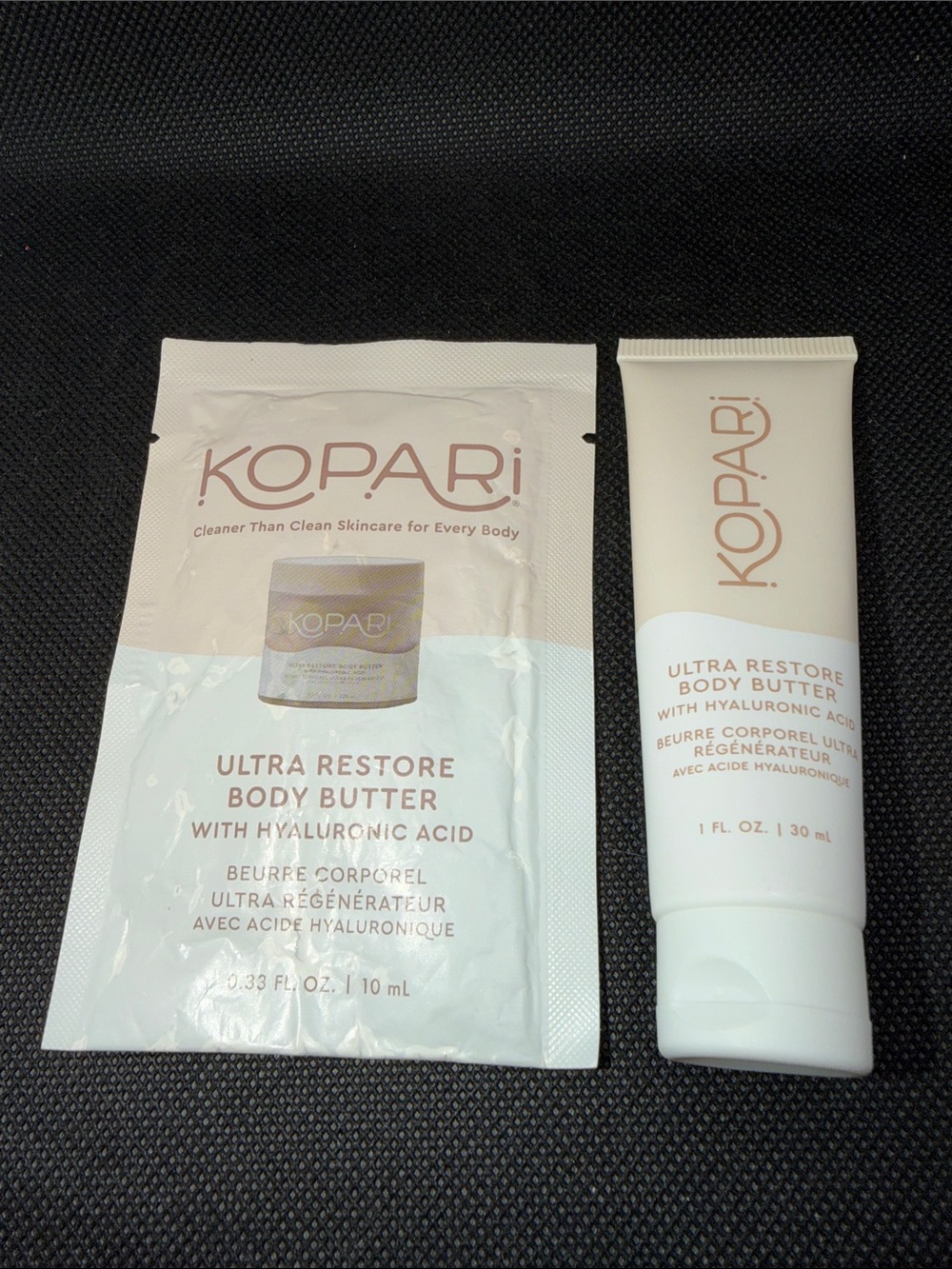 Kopari ultra restore body butter trial duo
